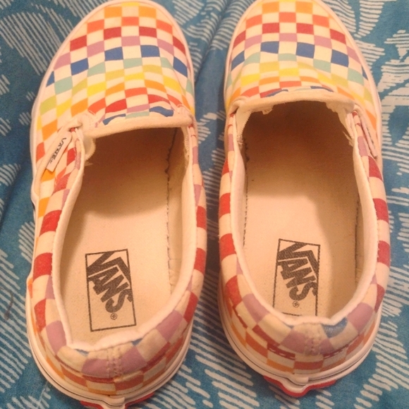 Vans checkered Slip Ons for kids - Picture 2 of 6